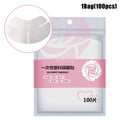100-500pcs Disposable Stickers Paper Facial Beauty Skin Care Tool Kits Plastic Film Neck Masks Wrap Transparents DIY Neck Mask