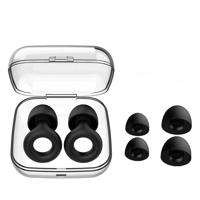 BEECHIP Anti-noise Sleep Soundproof Earplugs Swimming Earplugs Anti-noise Anti-slip Sleep Earplugs Surfing
