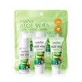3pcs SADOER Aloe Vera Skin Care Sets Face Wash Facial Cleanser Aloe Gel Toner Face Cream Moisturizing Anti-aging Skin Care Kit