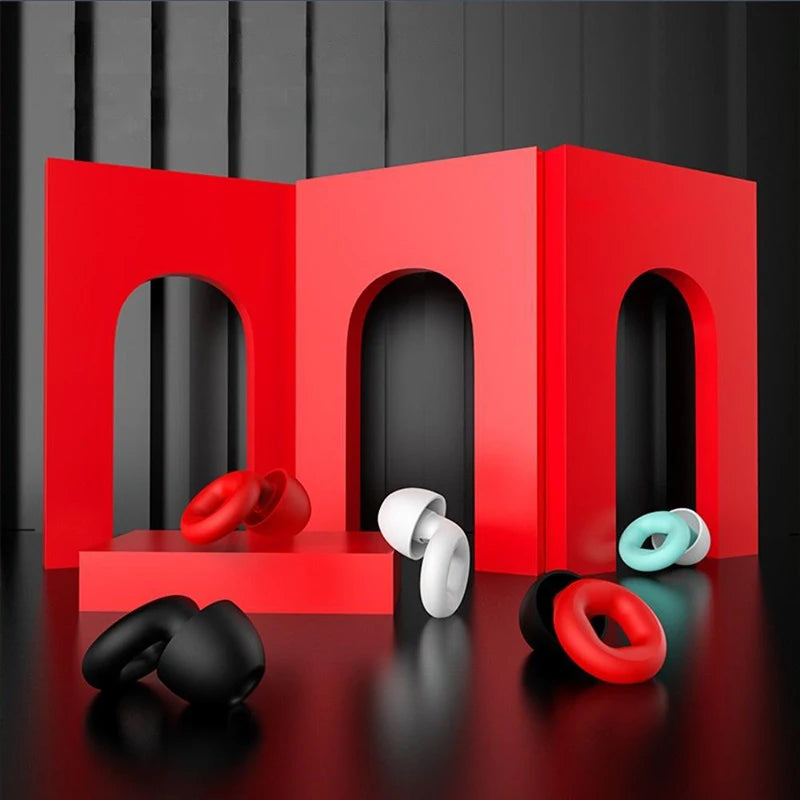 BEECHIP Anti-noise Sleep Soundproof Earplugs Swimming Earplugs Anti-noise Anti-slip Sleep Earplugs Surfing
