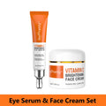 Vitamin C for Face Whitening Set Dark Spots Removal Cream Skincare Kits Eye Lightening Moisturizing Facial Serum Skin Care