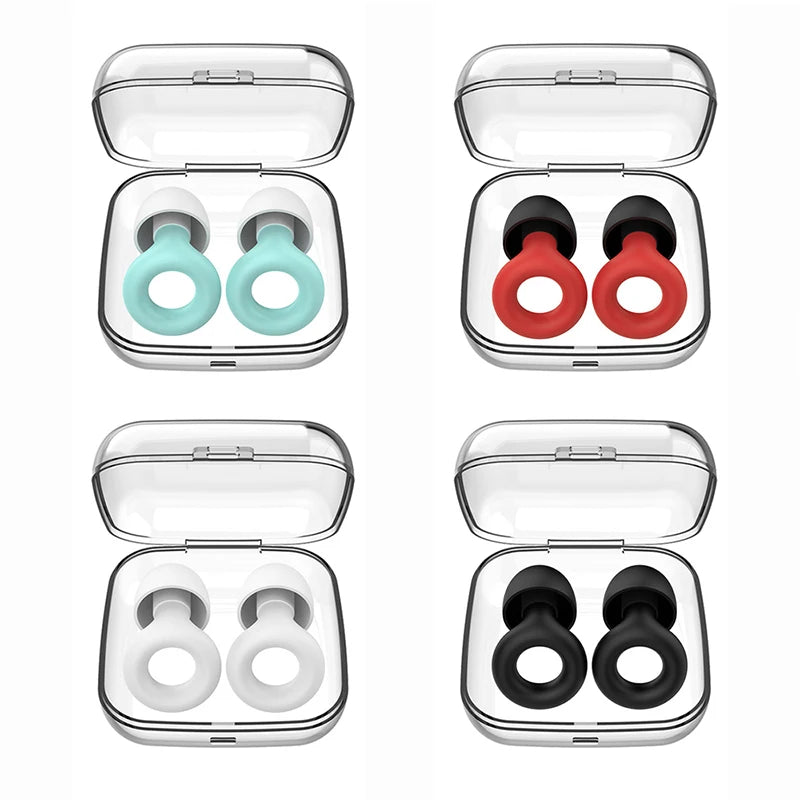 BEECHIP Anti-noise Sleep Soundproof Earplugs Swimming Earplugs Anti-noise Anti-slip Sleep Earplugs Surfing